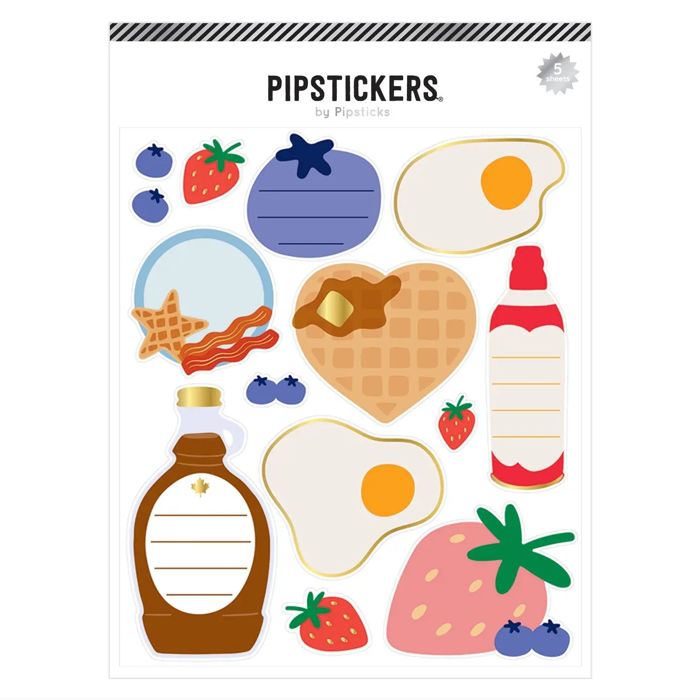 Waffle Lot of Fun Labels by Pipsticks
