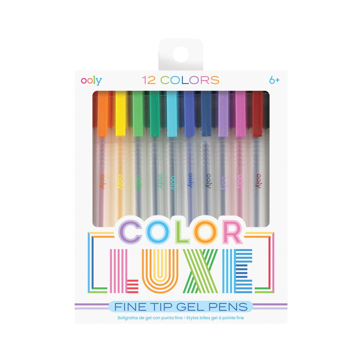 Ooly Gel Pen Set; Color Luxe (Set of 12)
