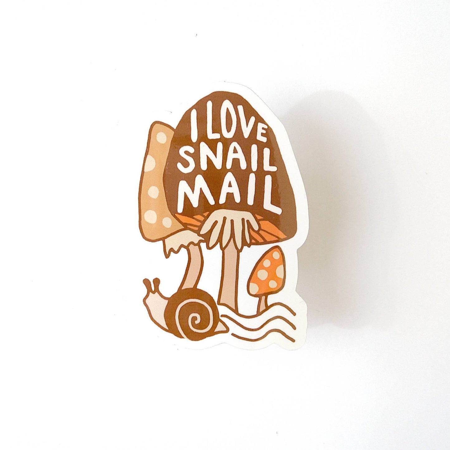 Vinyl Sticker; I Love Snail Mail