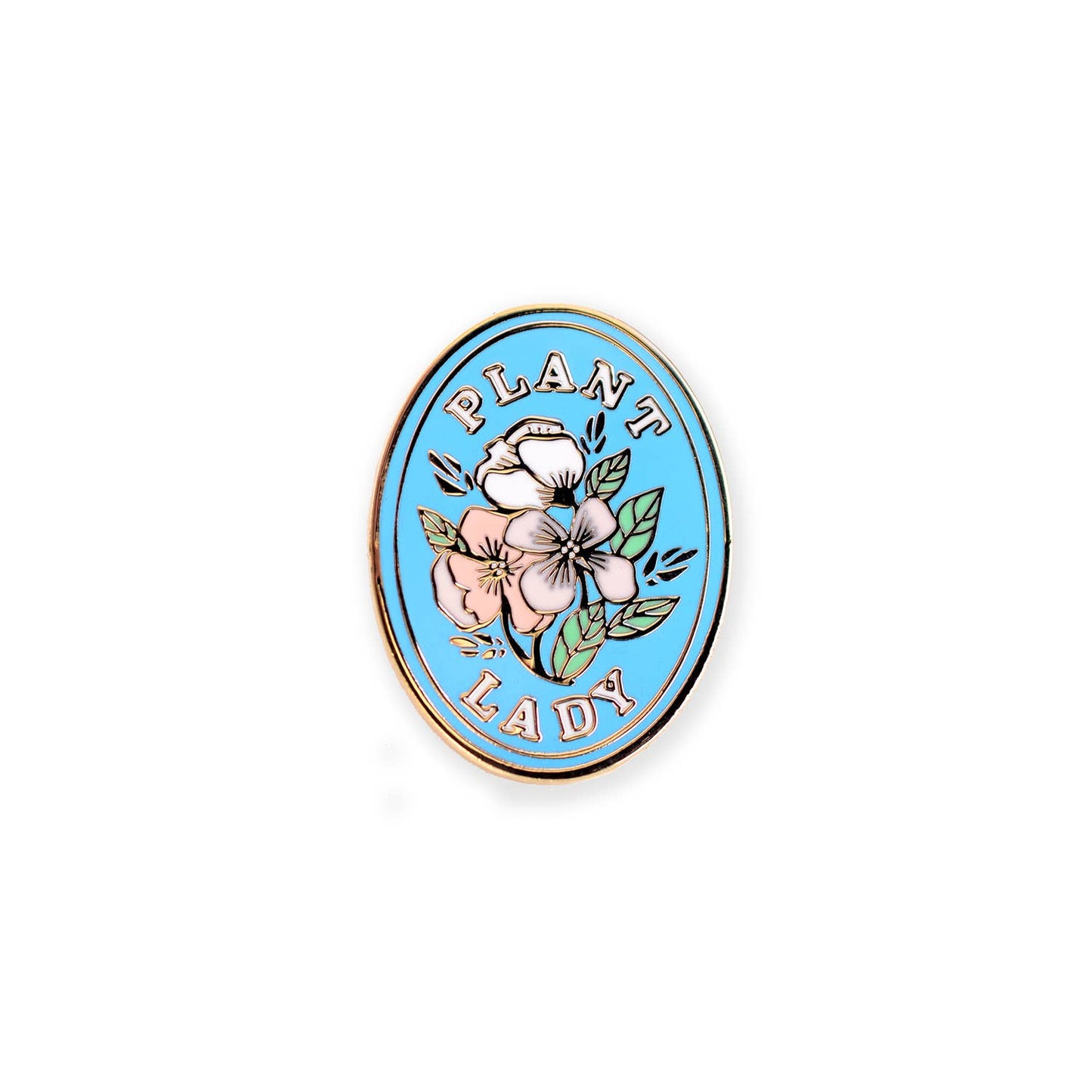 Enamel Pin; Plant Lady By Antiquaria