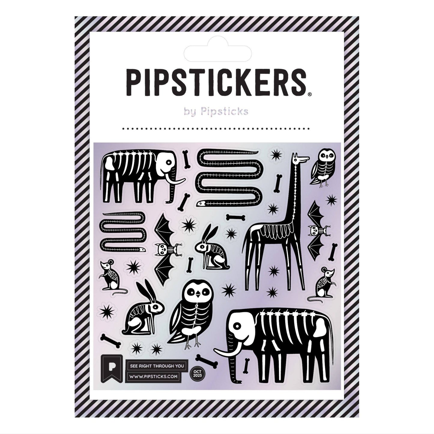 Pipsticks Sticker Sheet; See Right Through You