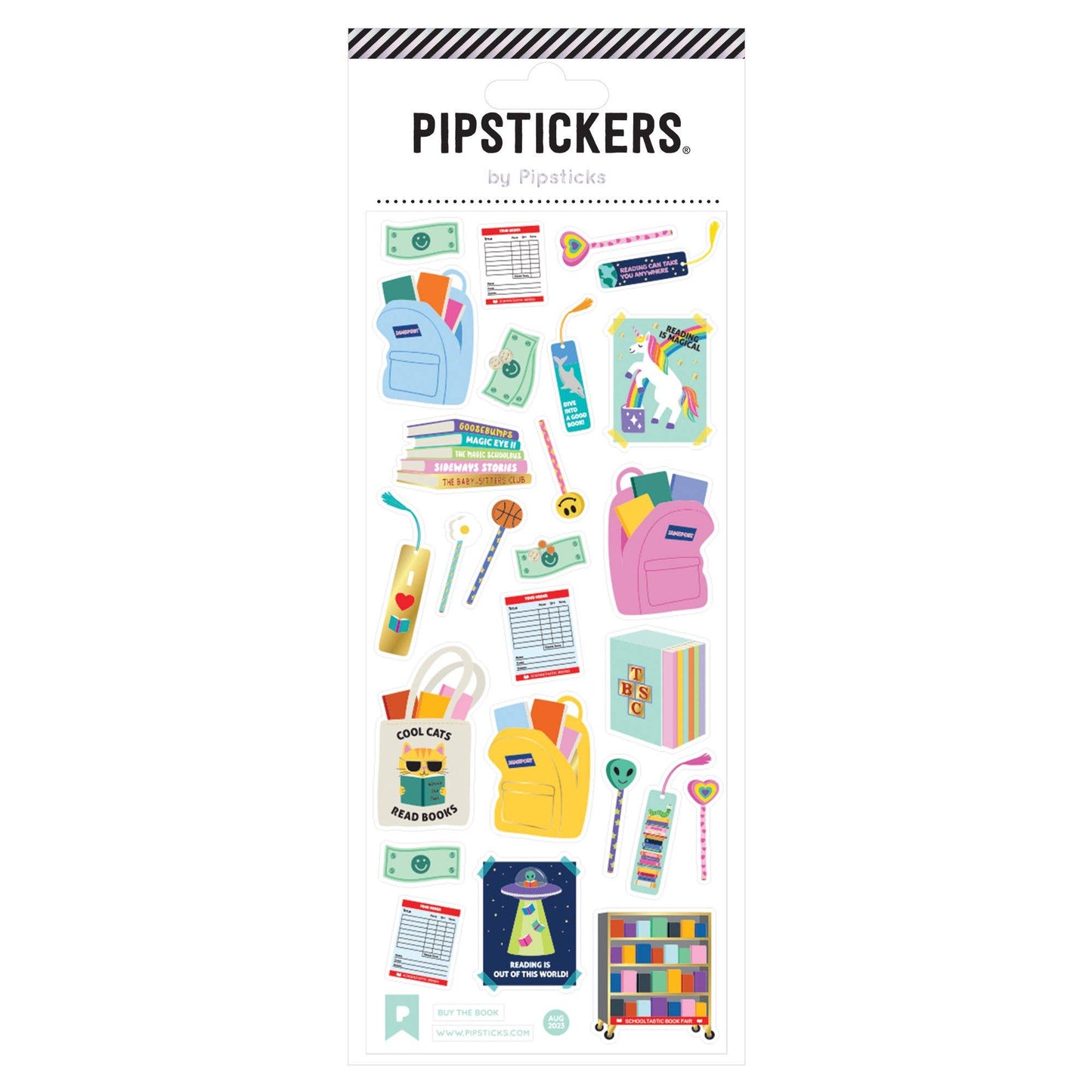 Pipsticks Sticker Sheet; Buy The Book
