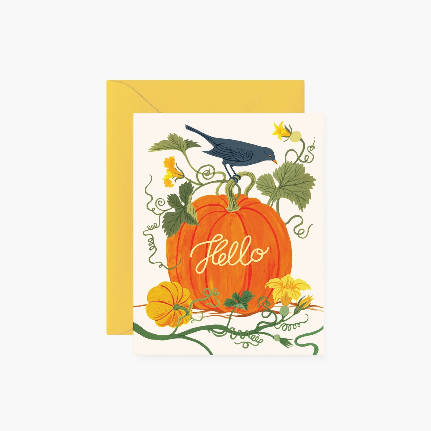 Greeting Card; Pumpkin Patch By Botanica Paper Co.