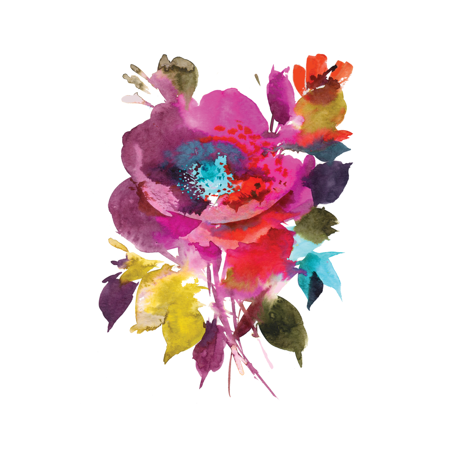 Temporary Tattoo Pack; Festive Floral
