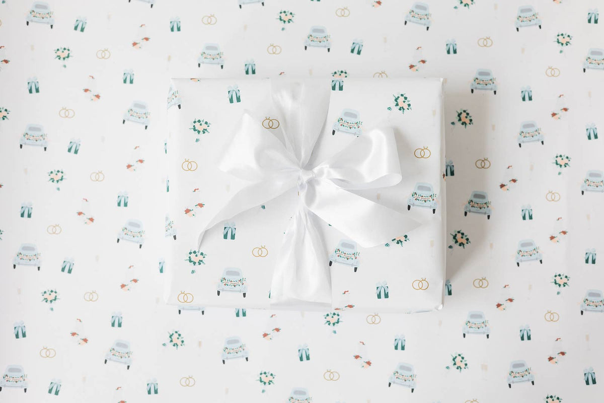 Wrapping Paper Roll; Wedding Pattern | Joy Paper Co.