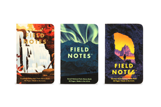 Field Notes; Series E - National Parks Notebooks (3 Pack)