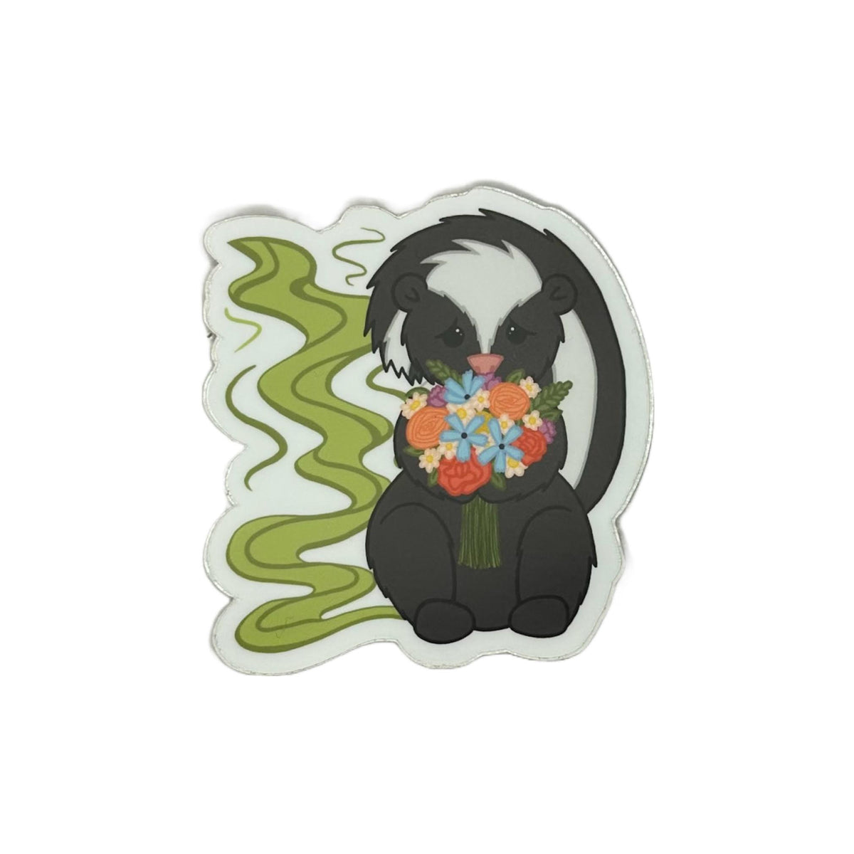 Vinyl Sticker; Sorry It Stinks | Stephanie Grant Art