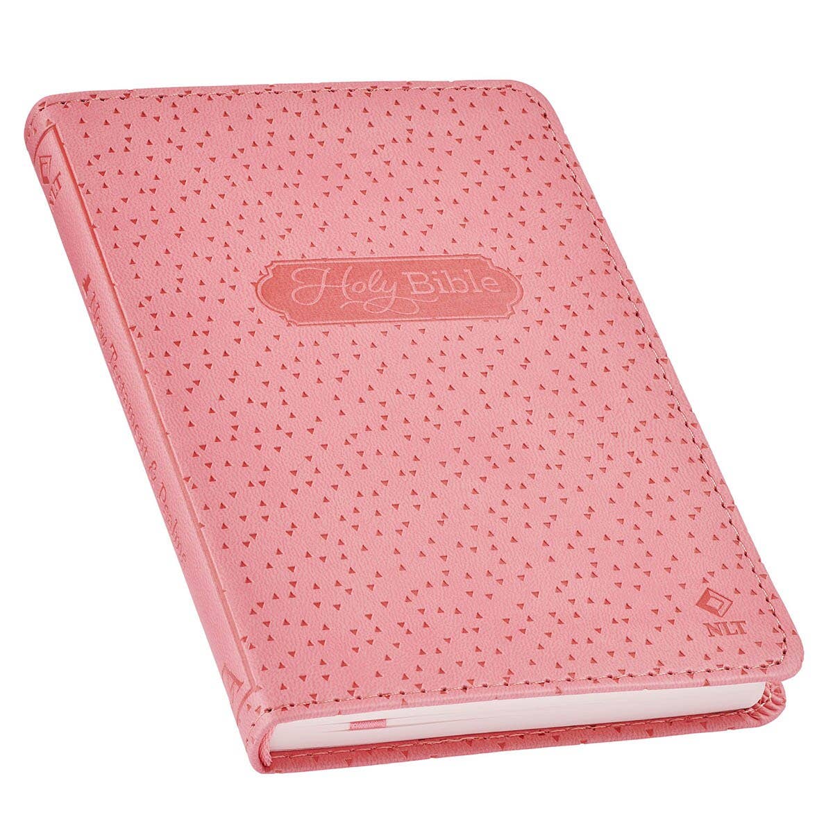 Bible NLT Infant New Testament (Faux leather, Pink)