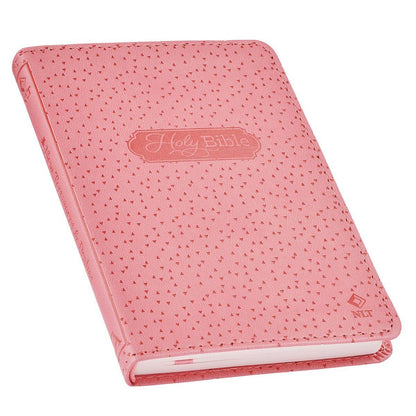 Bible NLT Infant New Testament (Faux leather, Pink)