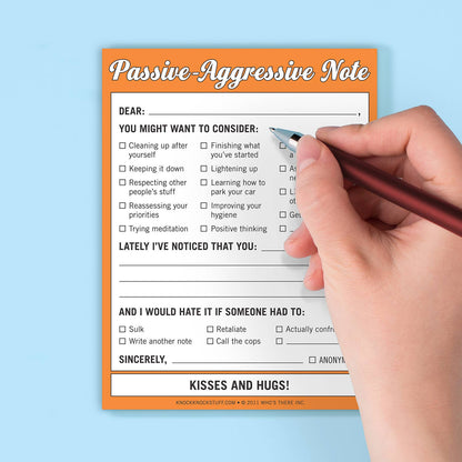 Nifty Notepad; Passive-Aggressive