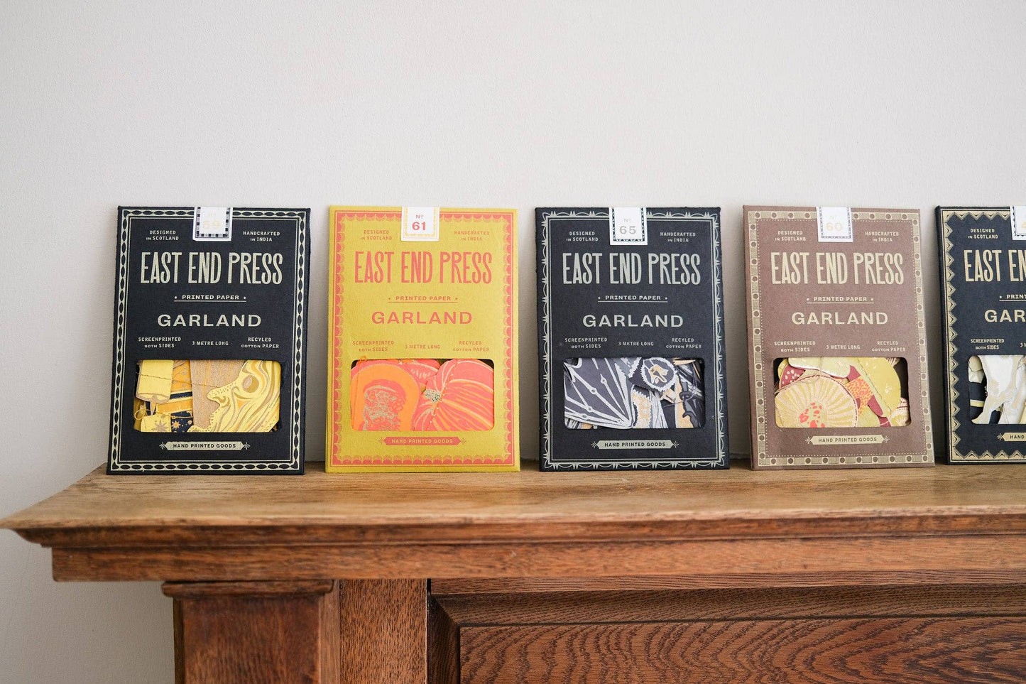 Sewn Garland; Mushroom