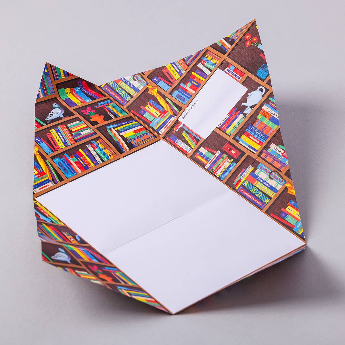 Folding Stationery Letter Set; Bookstore Pigeon