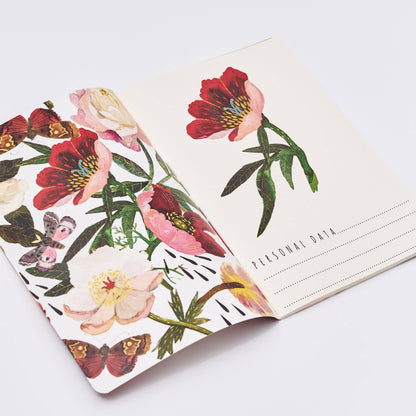Notebook; Peonies (Size A5)