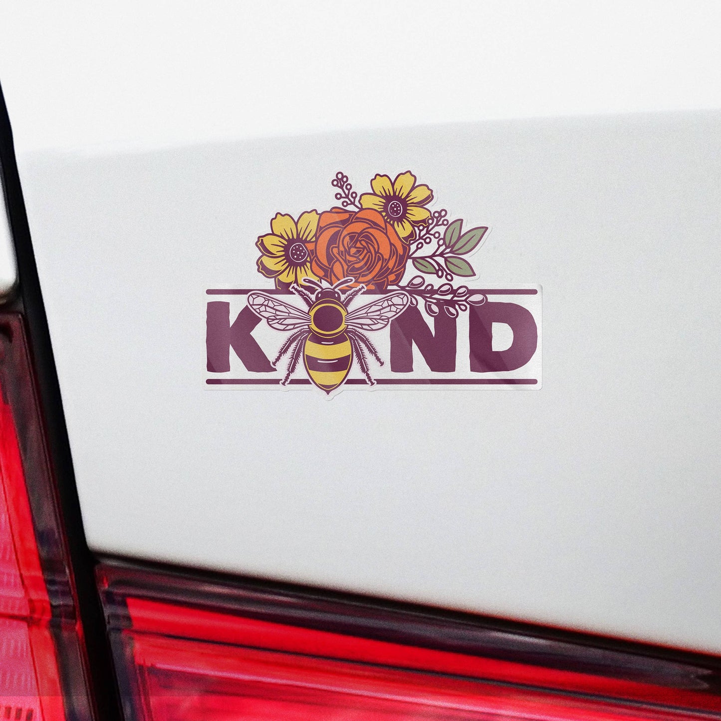 Vinyl Sticker; Bee Kind