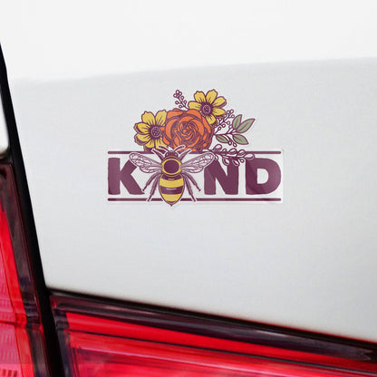 Vinyl Sticker; Bee Kind