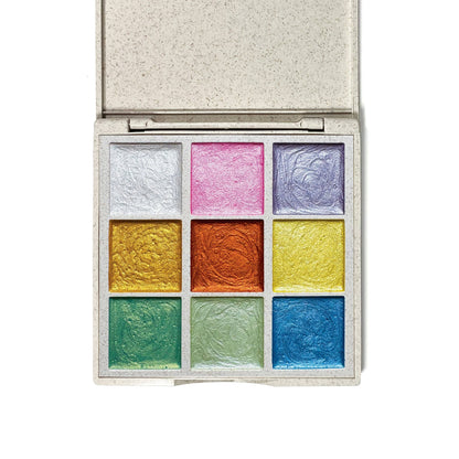 Metallic Watercolor Paint Set | 9 Colors | Elseware Unplug