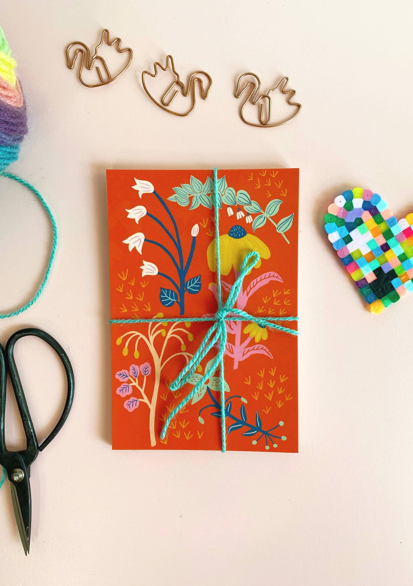 Postcard Set; Flowers (10 postcards) By Dream Folk Studio