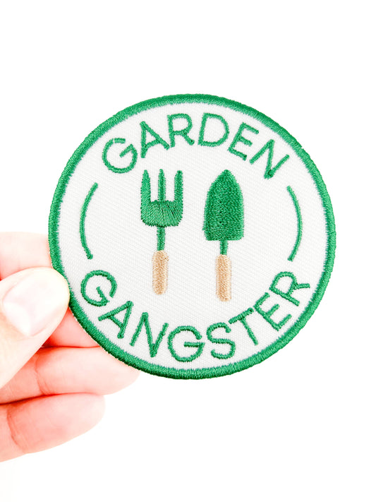 Iron-On Patch; Garden Gangster | Field Trip Threads