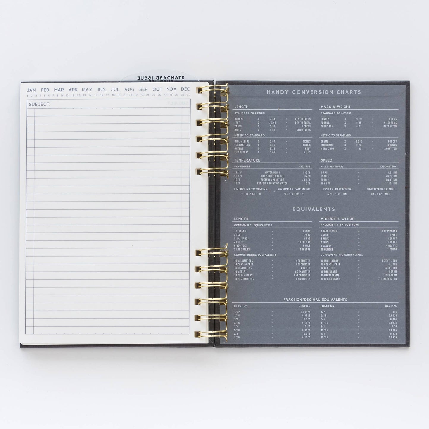 Standard Issue Journal No 12 Black