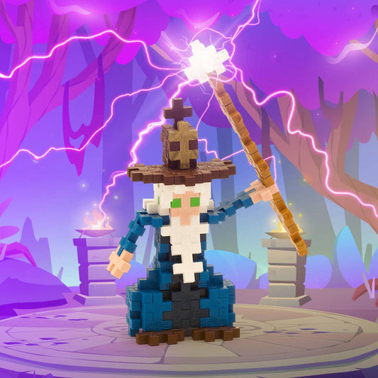 Interlocking Blocks; Wizard (With Travel Tube)