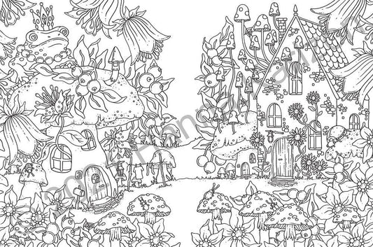 Coloring Book; Tales from the Forest Kingdom