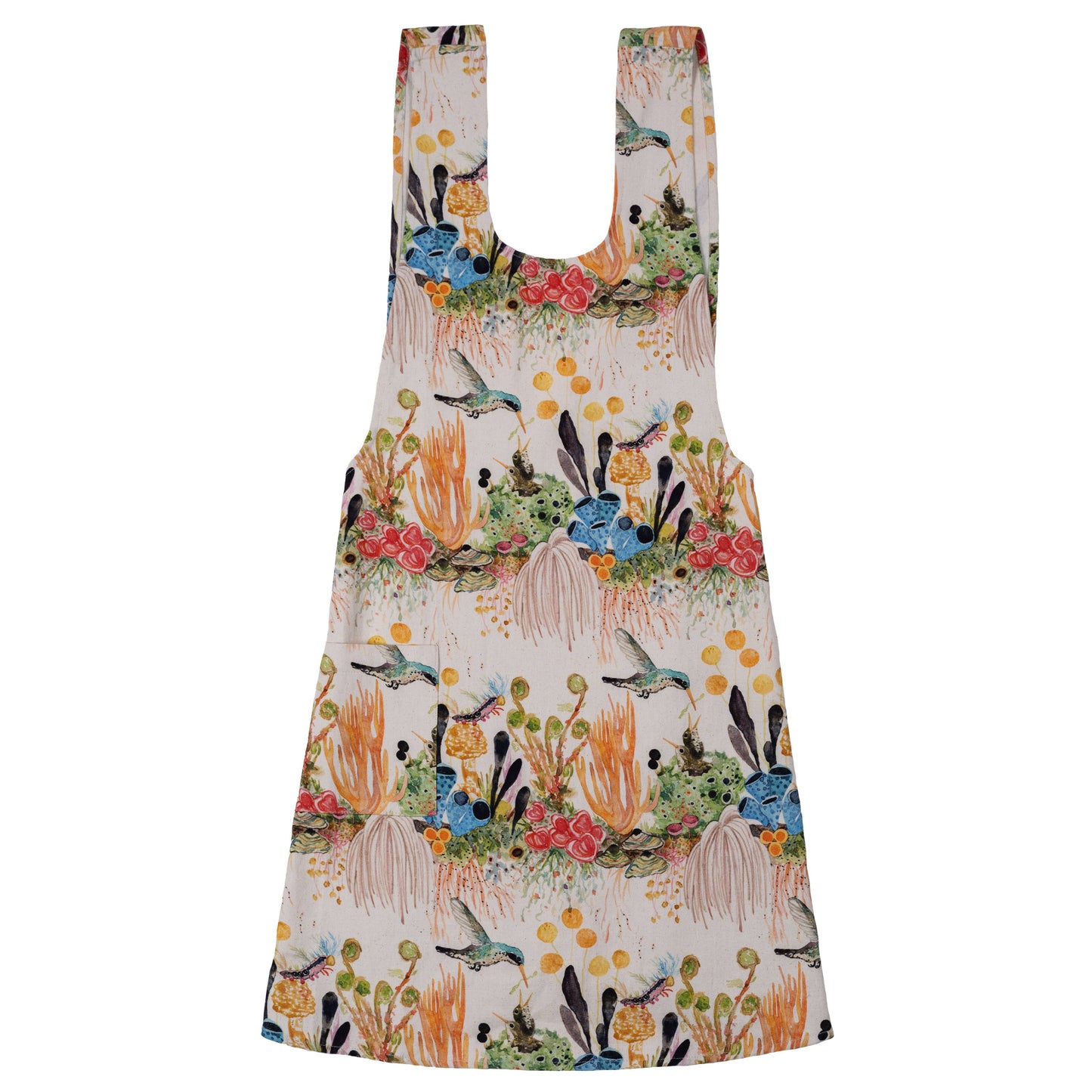 Pinafore Apron; Lichen Jungle By BETSY OLMSTED