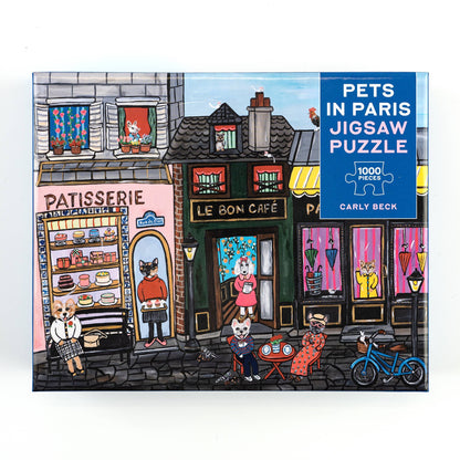 Jigsaw Puzzle; Pets in Paris 1,000-Piece