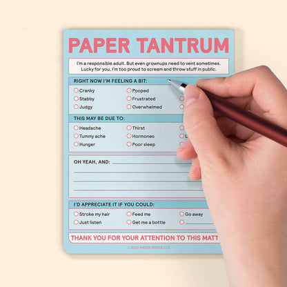 Nifty Notepad; Paper Tantrum (Pastel Blue, 50 Sheets)