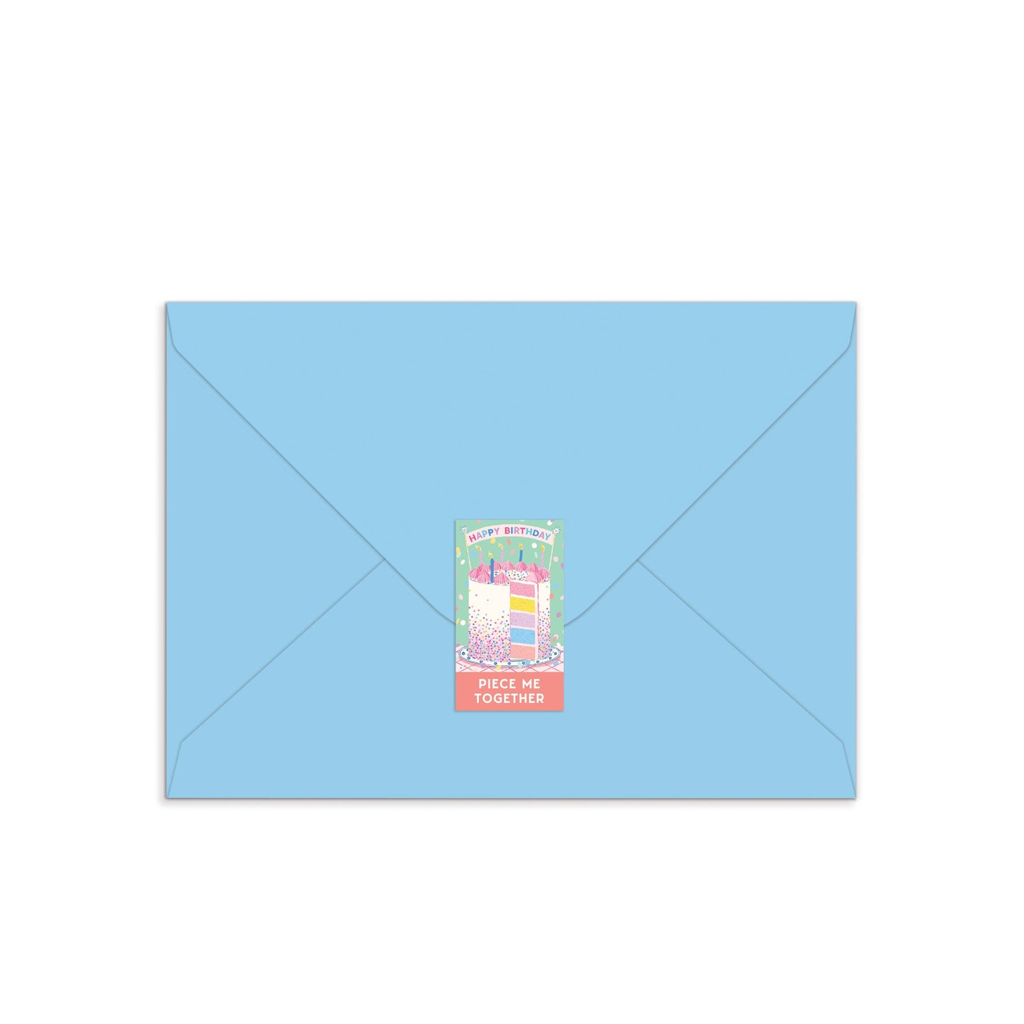 Birthday Card; Confetti Birthday Cake (Greeting Card Puzzle)