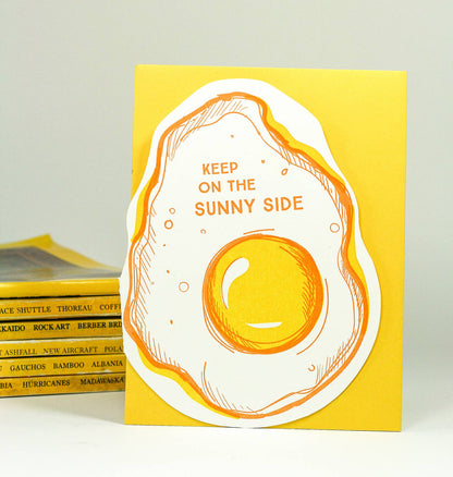 Encouragement Card; Sunny Side Egg