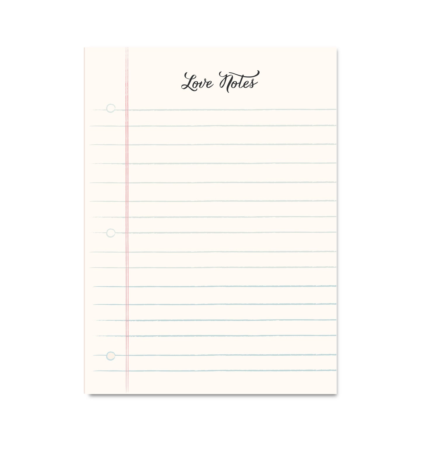 Notepad; Love Notes (50 Pages)