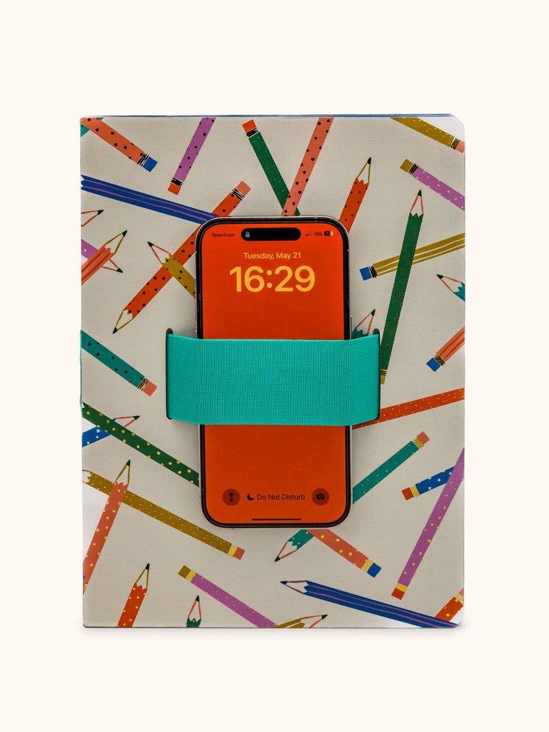 Notebook with Phone Loop; Make Your Mark Casey