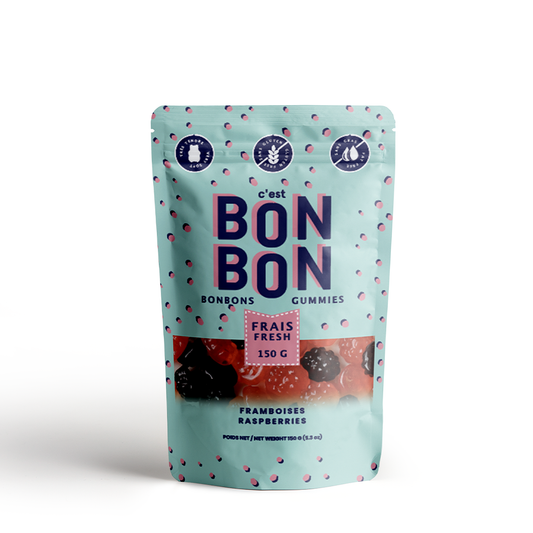 Bon Bon; Raspberries (Gummy Candies)