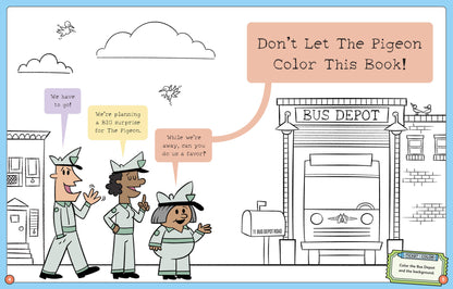Coloring Book; Don't Let The Pigeon Color This Book! by Mo Willems