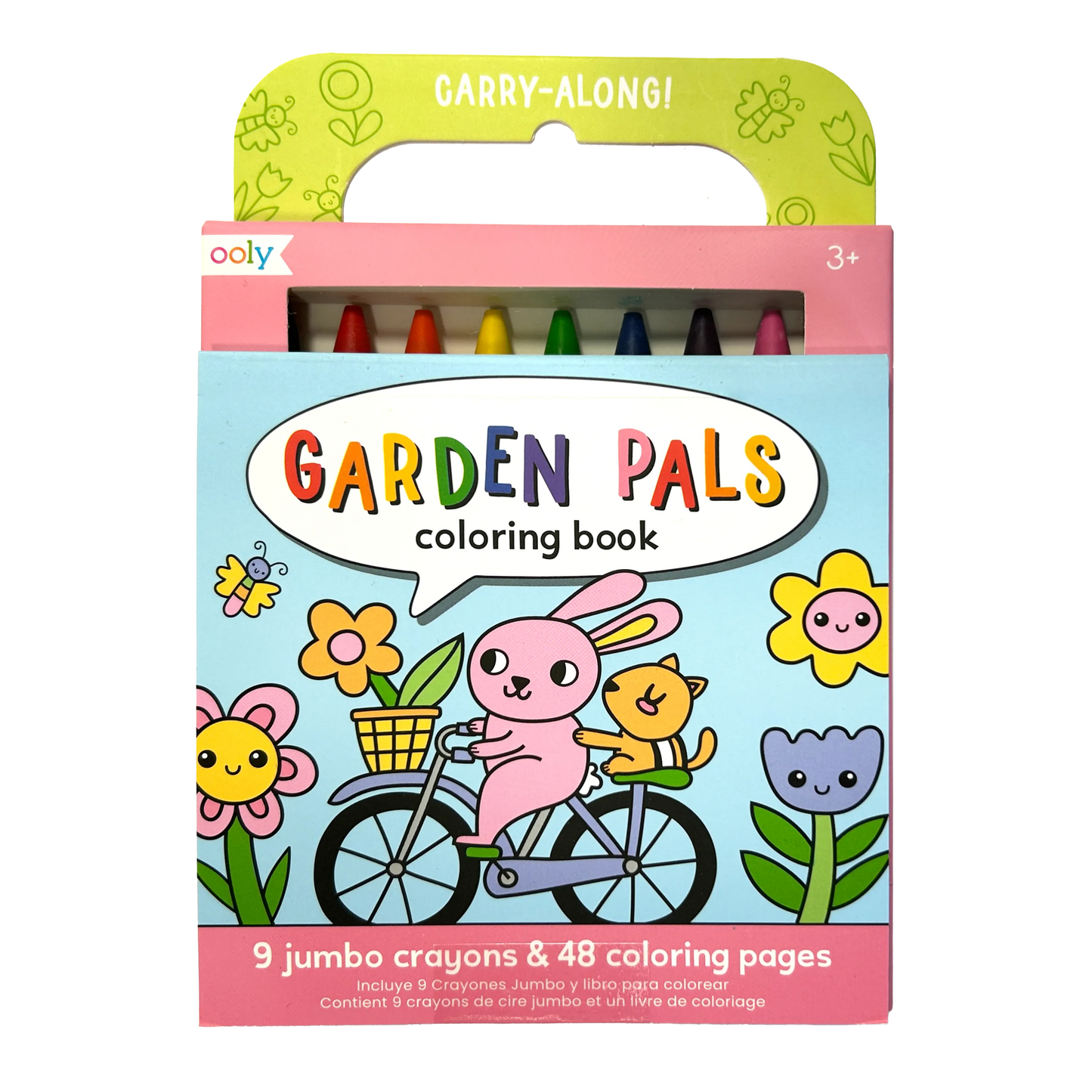 Carry-Along: Coloring Book Set - Garden Pals (10 PC Set)