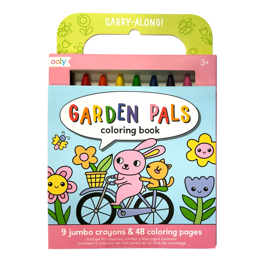Carry-Along: Coloring Book Set - Garden Pals (10 PC Set)