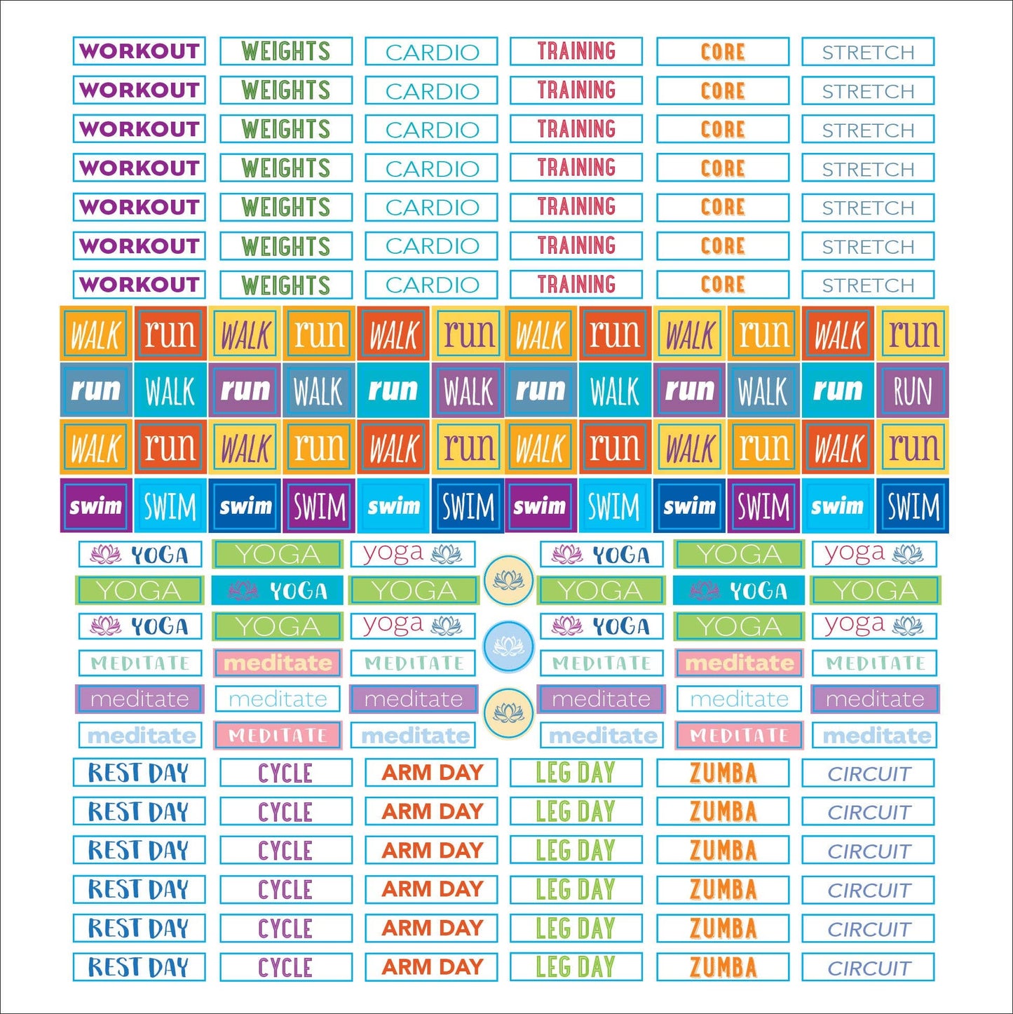 Sticker Book; Plan It! A Sticker Book for All Your Productivity Needs