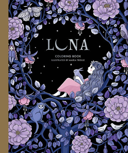 Mature Coloring Book; Luna