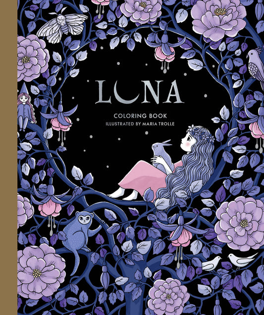 Mature Coloring Book; Luna