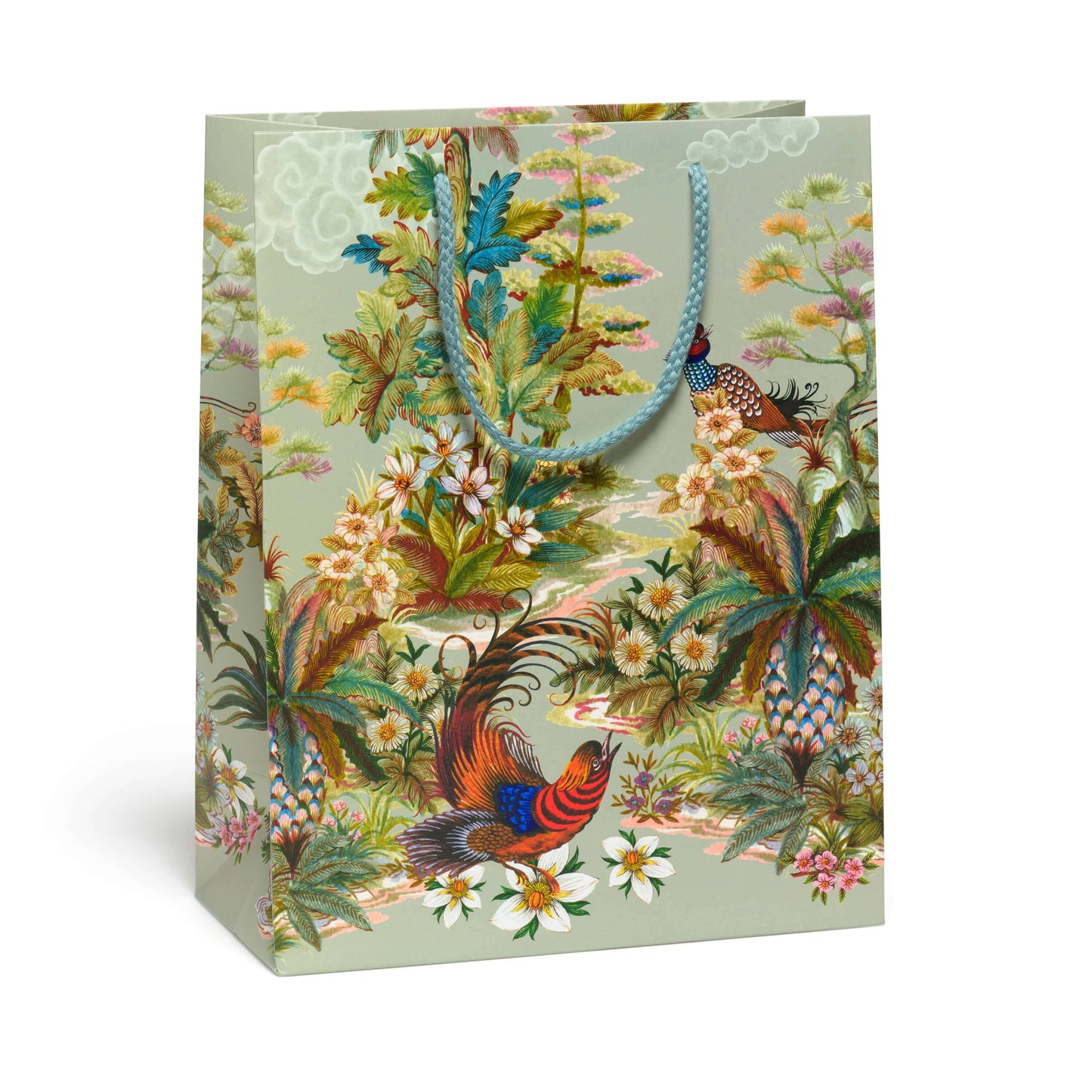 Medium Gift Bag; Quail Garden