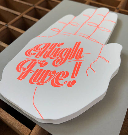 Greeting Card; High Five Hand