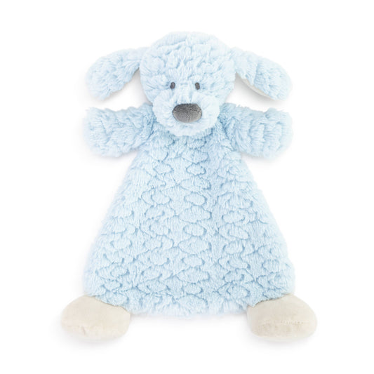 Rattle Blankie; Duke Dog (Light Blue)