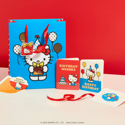 Birthday Card; Retro Hello Kitty Happy Birthday Deluxe Greeting Card