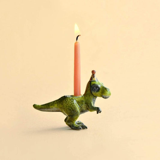 Camp Hollow Cake Topper; T.Rex (Hand-Painted Porcelain)