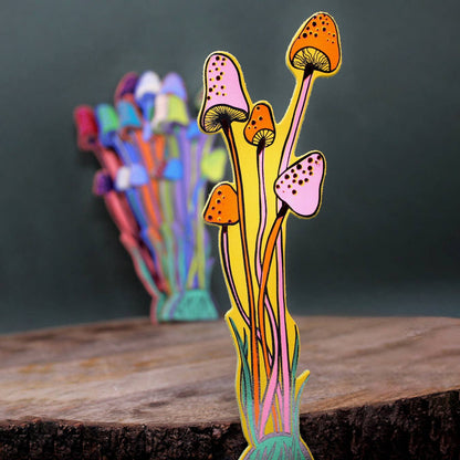 Leather Bookmark; Mushroom | Ark Colour Design