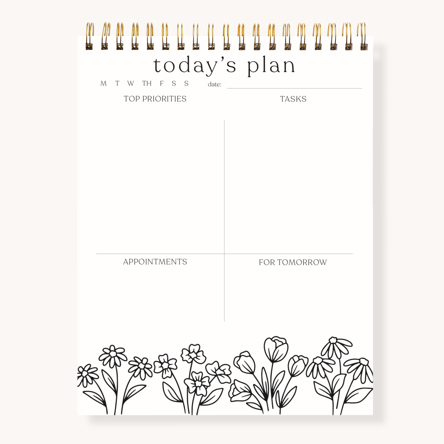 Planner; Color-In Daily By Elyse Breanne Design