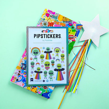 Pipsticks Sticker Sheet; Little Green Men