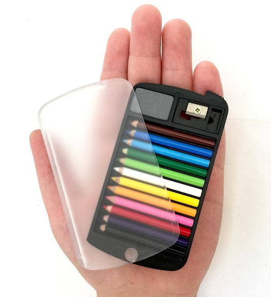 Mini Color Pencils (12 Pencils in a Clear Case)