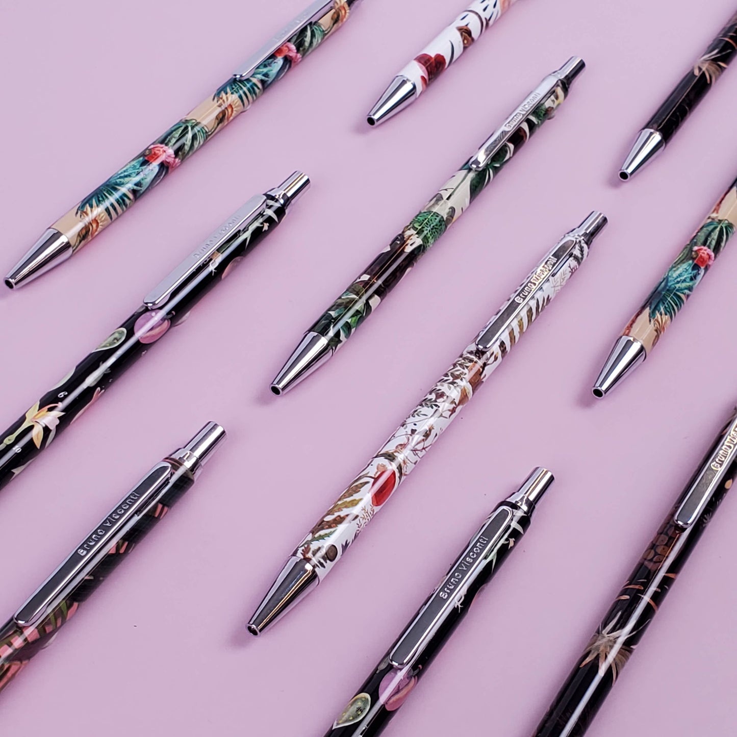Ball Point Pen; Felicita Green Cactus (With Gift Box)