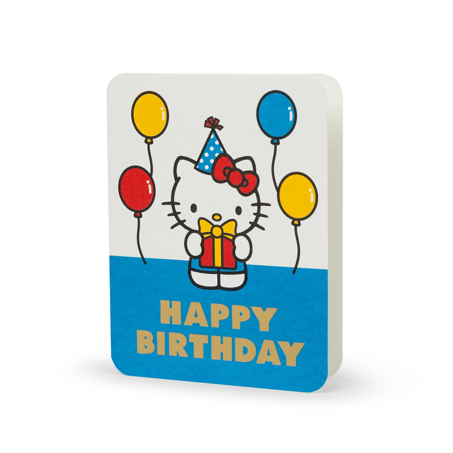 Birthday Card; Retro Hello Kitty Happy Birthday Deluxe Greeting Card